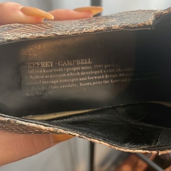 Jeffrey Campbell snake boots - Picture 5 of 7